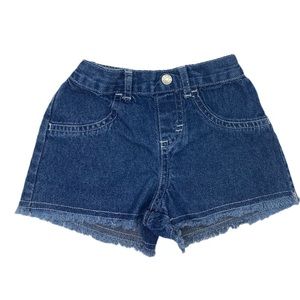4/$12 💥♻  Koala Kids Infant Blue Jean Shorts Raw Leg Opening | Size 12m | 651